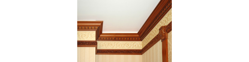 Стельові багети з візерунком та без. Полістирол.